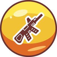 Machine Gun Vector Icon