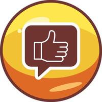 Thumbs Up Vector Icon