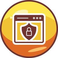 Web Security Vector Icon