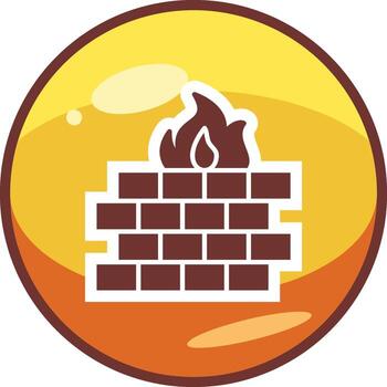 Firewall Vector Icon