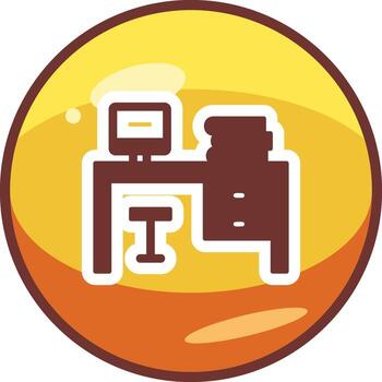Desk Vector Icon
