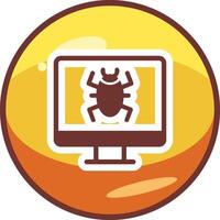 Computer Virus Vector Icon