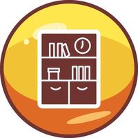 Bookshelf Vector Icon