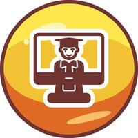 Online Learning Vector Icon