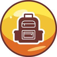 University Bag Vector Icon