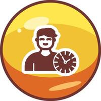 icono de vector de gestión de tiempo