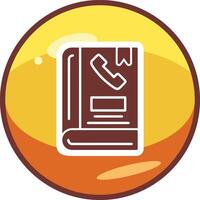 Phone Book Vector Icon