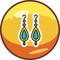 Earrings Vector Icon