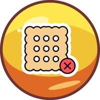 No Sweets Vector Icon