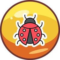 Ladybug Vector Icon