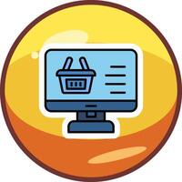 Shopping Online Vector Icon