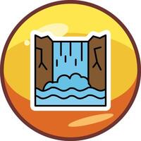 Waterfall Vector Icon