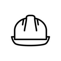 Industrial Safety Helmet Icon Isolated vector illustration.