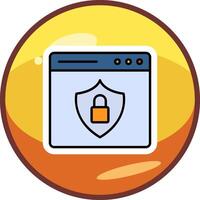 Web Security Vector Icon