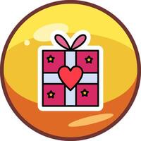 icono de vector de regalo