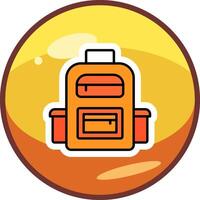 University Bag Vector Icon