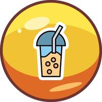 Bubble Tea Vector Icon