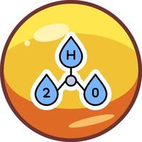 H2o Vector Icon