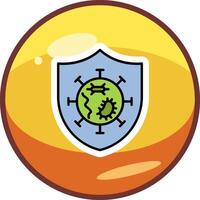 Germs Protected Vector Icon