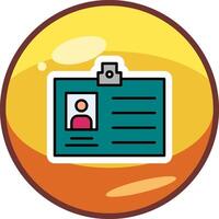 Membership Card Vector Icon