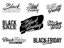 black friday sale lable tag set. For art template design, list, page, mockup brochure style, banner, idea, cover, booklet, print, flyer, book, blank, card, ad, sign, poster, badge vector