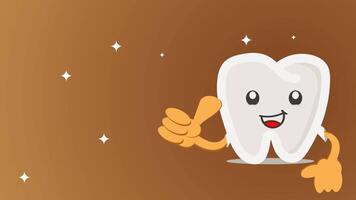 opening video material about dental health, dental presentation video wallpaper.