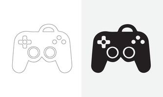 joystick icon configuration. Icon of a controller for video games. Vector illustration of a game console icon, flat collections symbol sign