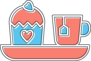 Afternoon Tea Vector Icon