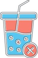 No Soft Drink Vector Icon