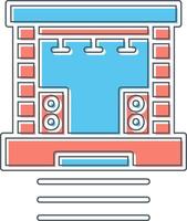 Stage Vector Icon