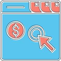 Pay Per Click Vector Icon