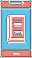 Online Book Order Vector Icon