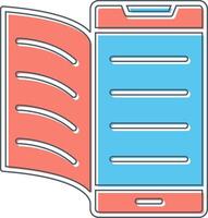 Digital Book Vector Icon