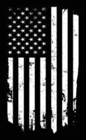 American Distressed Flag Design vector