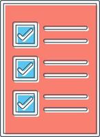 Check List Vector Icon