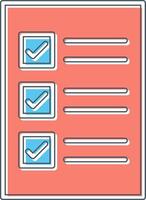 Check List Vector Icon