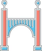 icono de vector de puente