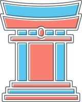 Torii Gate Vector Icon