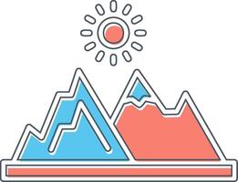 Mountain Vector Icon