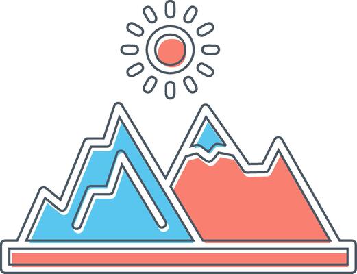 Mountain Vector Icon