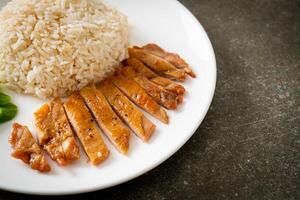 Grilled Chicken with Steamed Rice photo