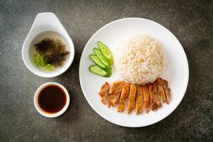 Grilled Chicken with Steamed Rice photo