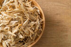 dried small crispy fish photo