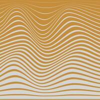 abstract simple brass metal brown color horizontal halftone wavy distort pattern on steel grey background vector
