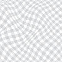 simple abstract white grey ash color plaid check wavy pattern vector