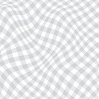 simple abstract white grey ash color plaid check wavy pattern vector