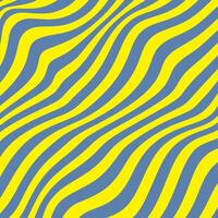 simple abstract blueberry color daigonal line wavy distort pattern on yellow background vector