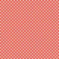 simple abstract tomato orange color plaid check pattern on white background vector
