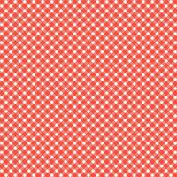 simple abstract tomato orange color plaid check pattern on white background vector