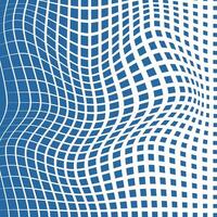 simple abstract blueberry color square halftone blend wavy distort pattern vector